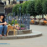 dresden bruehlsche terrasse hund