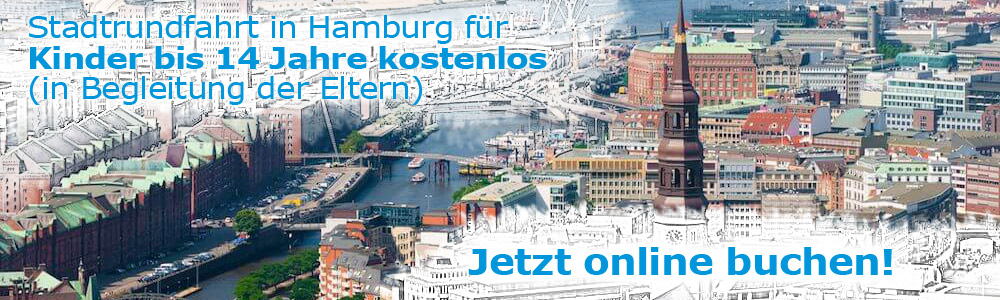 Kinder bis 14 Jahre fahren bei einer Stadtrundfahrt bei ihren Eltern mit. Gleich Tickets online buchen!