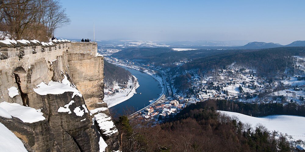 Winterwunderland Sächsische Schweiz: Bastei & Festung Königstein mit Weihnachtsmarkt - Bild 3