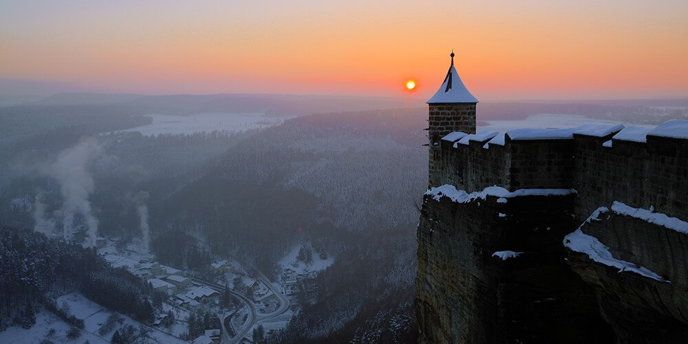 Winterwunderland Sächsische Schweiz: Bastei & Festung Königstein mit Weihnachtsmarkt - Bild 4