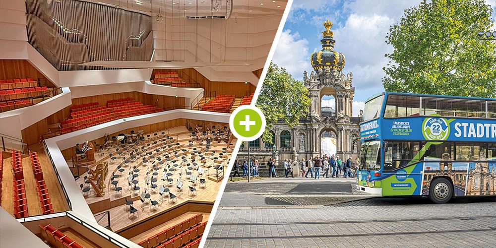 Kombiticket: Führung Kulturpalast zzgl. Tagesticket Große Stadtrundfahrt - Bild 1