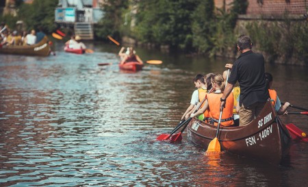 Kanutour mit Guide durch Leipzig