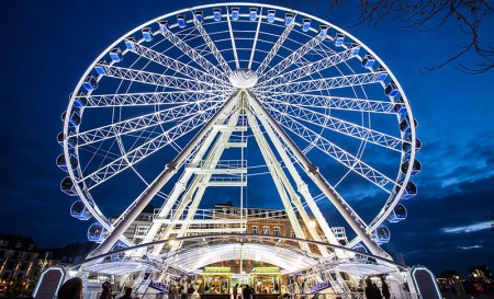 Kombiticket: Wheel of Vision - Dresden per Riesenrad zzgl. Stadtrundfahrt