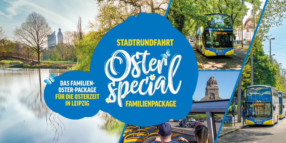 Osterspecial Leipzig: Große Stadtrundfahrt & Familienführung - Bild 1