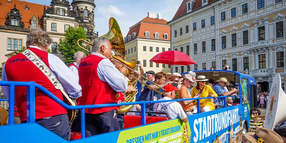 Dixieland Festival 2023: Sonderfahrt mit Live-Musik im Cabriobus - Bild 4