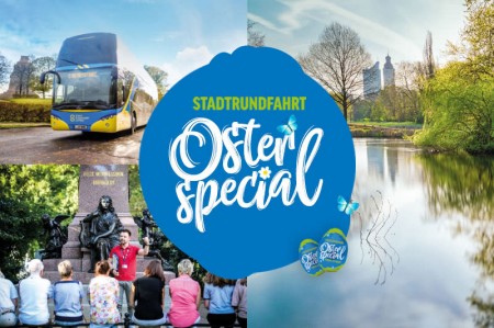 Osterspecial Leipzig: Große Stadtrundfahrt & Familienführung