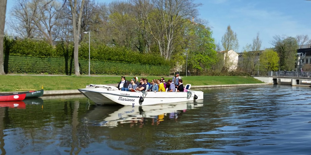 Kanalrundfahrt im Panorama-Boot ab Stadthafen Leipzig - Bild 6