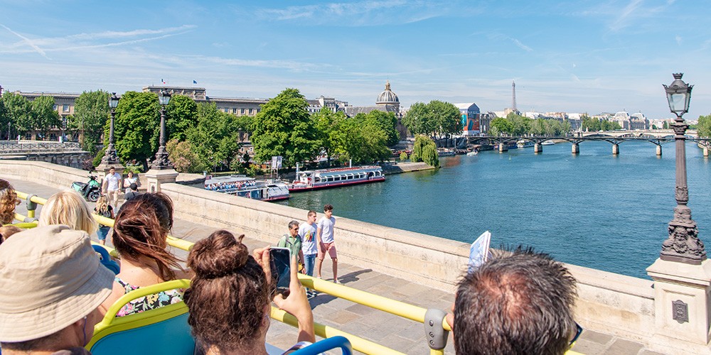 Paris: Bus und Boot - Schifffahrt und Große Stadtrundfahrt 24 Std. - Bild 1