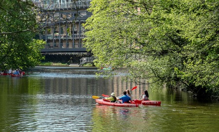 Kanutour mit Guide - Lindenauer Hafen-Tour