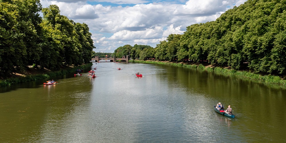 Geführte Kanutour zum Cospudener See - Bild 1