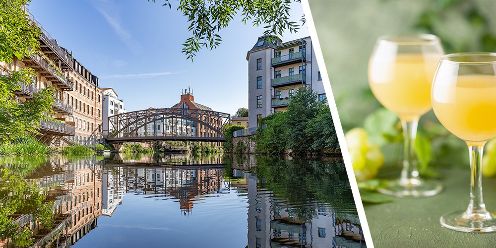 Bootsrundfahrt mit Federweißer und Flammkuchen in Leipzig - Bild 1